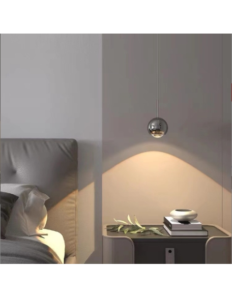 Elevated Bedside Chandelier Bedroom Modern Minimalist