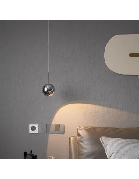 Elevated Bedside Chandelier Bedroom Modern Minimalist