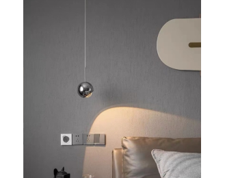 Elevated Bedside Chandelier Bedroom Modern Minimalist